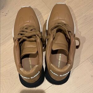 Malone Souliers Tan Leather Men's Sneakers